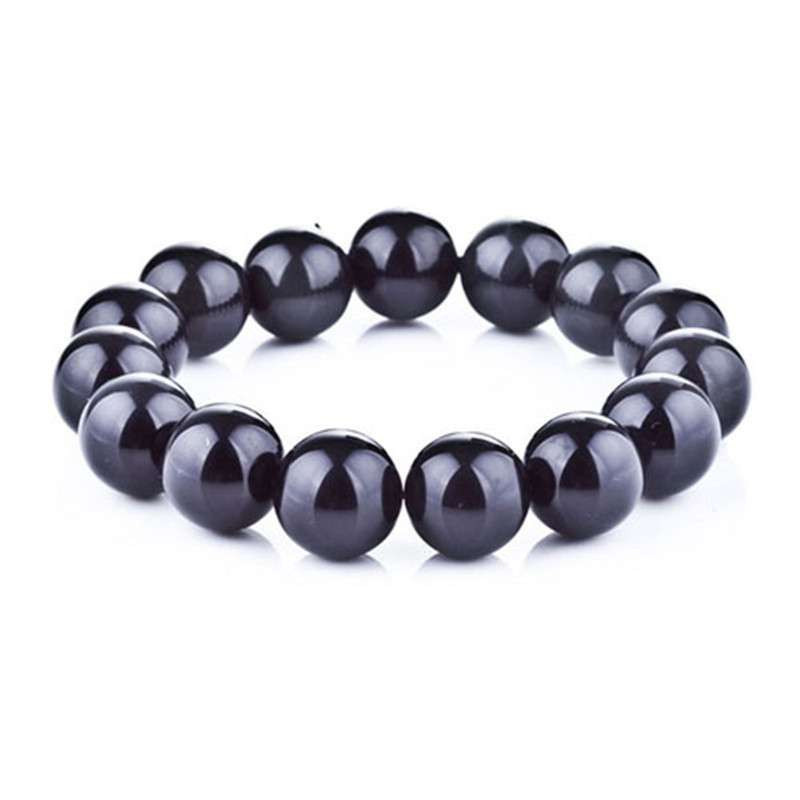 梦克拉 Mkela 黑曜石手链 日月星辰 彩虹眼黑曜石手串 民族风 其他 送客户 手链高清大图