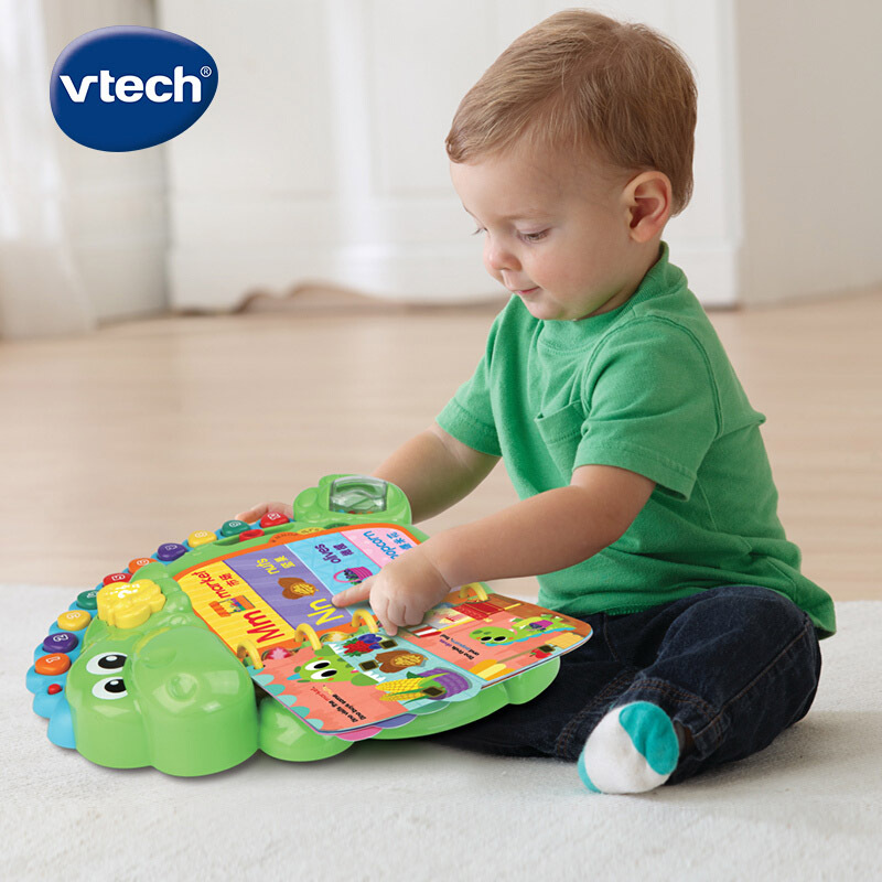 伟易达(Vtech) Kidschool早教系列 恐龙故事书 英语学习教具早教机电子点读书儿童玩具