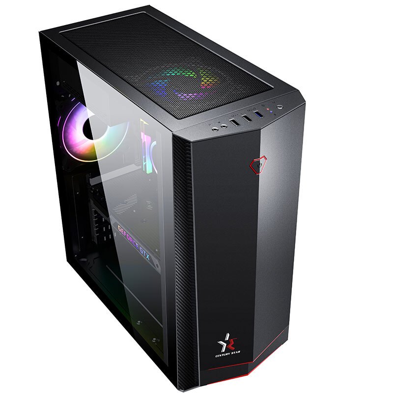 世纪之星 i9级八核至强E5 2660/GTX750Ti 2G独显/16G内存/256G固态+500G机械盘 家用办公 游戏电脑 台式机 组装电脑 台式电脑 电脑主机 组装机