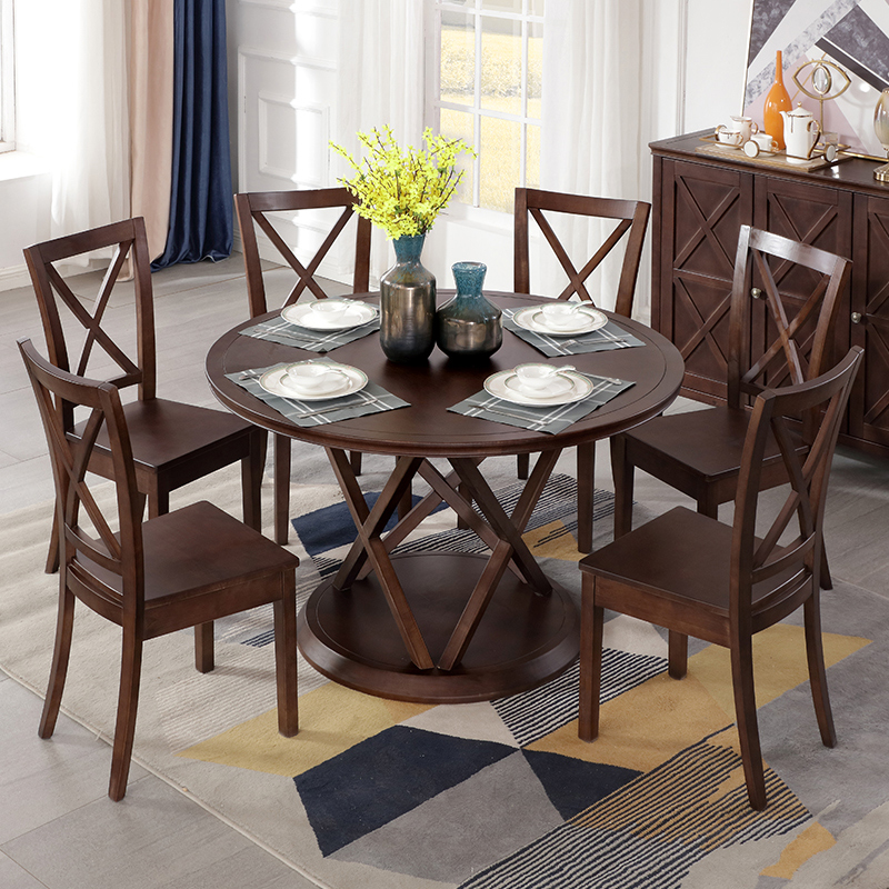 复古做旧实木餐桌