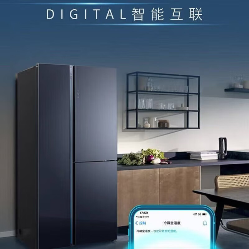 西门子 KT92PA650C 多门真空零度 零度生物保鲜530升 晶御智能商用冷藏展示柜高清大图