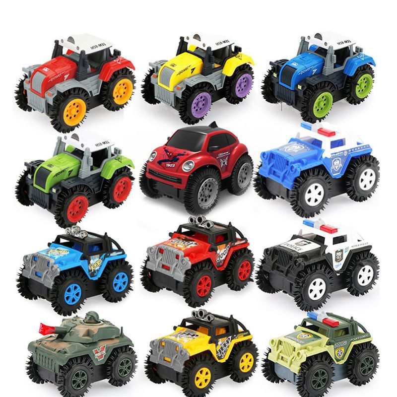 车越野汽车惯性攀爬赛车男孩女孩儿童电动玩具吉普车随机1只无送电池