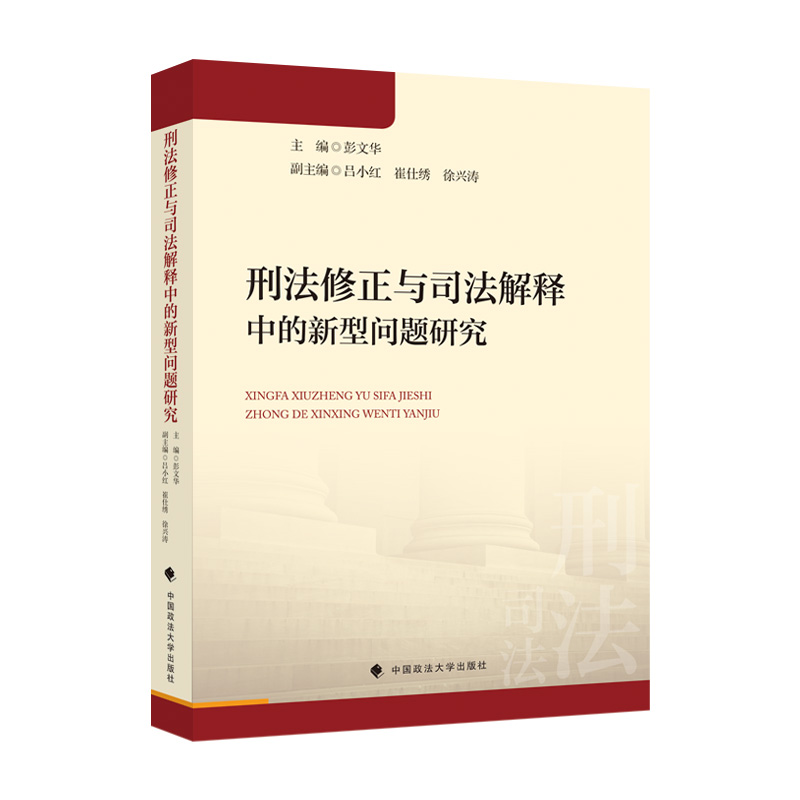 正版新书]刑法修正与司法解释中的新型问题研究彭文华9787576406高清大图