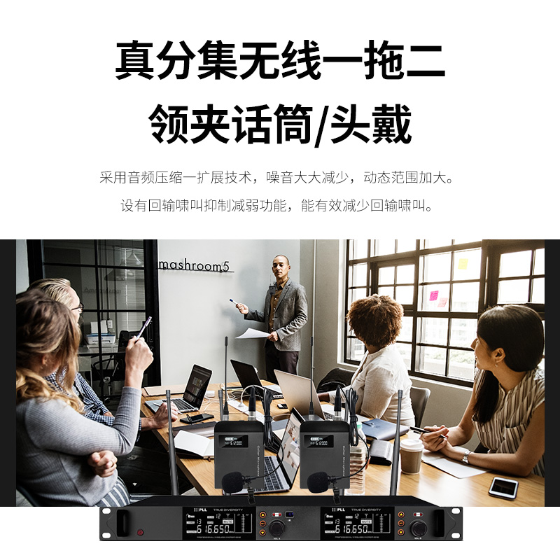 润普Runpu会议室户外舞台演出线阵音响套装 礼堂会议大厅阶梯教室全套线阵音箱组合RP-XZT24高清大图