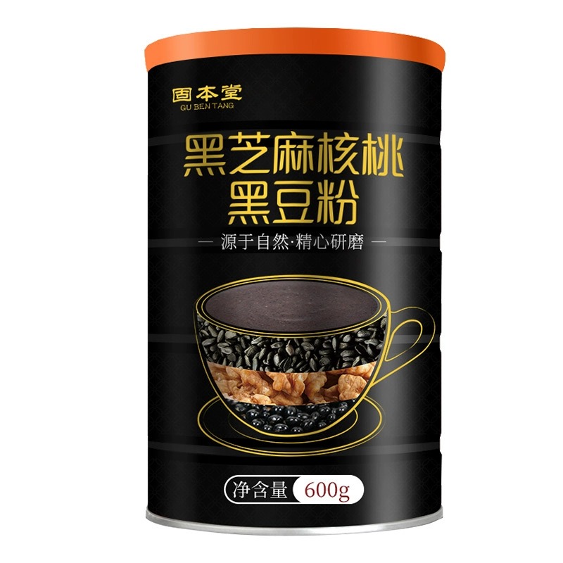 固本堂黑豆粉礼盒1200g[有糖款]高清大图