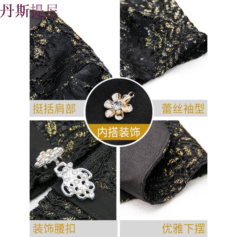 妈妈装秋装长袖两件套装连衣裙40-50岁女人时尚气质中老年女裙子