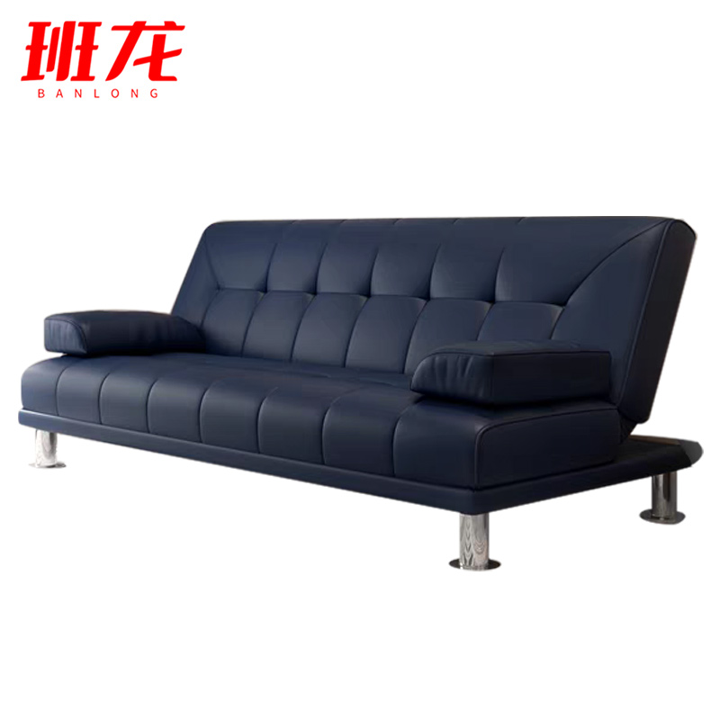 班龙折叠沙发床200*85*80cm蓝色张高清大图