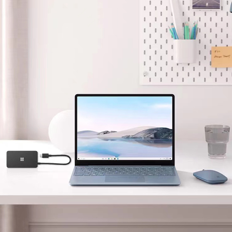 [配精灵蓝便携鼠标]Microsoft/微软Surface Laptop Go 2 12.4英寸 酷睿i5笔记本便携学生电脑触控屏Win10系统 8G 128G冰晶蓝 笔记本轻薄本