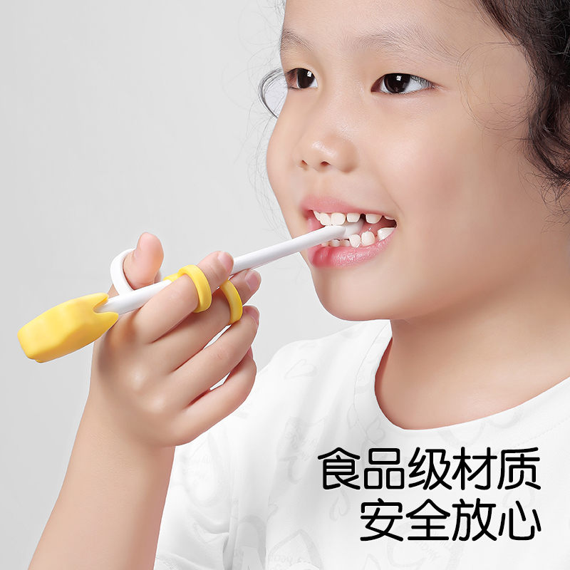Protefix儿童筷子虎口筷训练筷3岁6一12岁宝宝学习练习筷婴儿小孩专用星星筷子2餐具