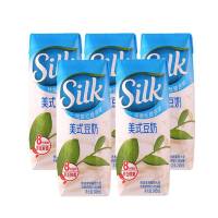 【9月产】蒙牛植朴磨坊Silk美式豆奶低糖原味营养好豆奶 15瓶（整箱）
