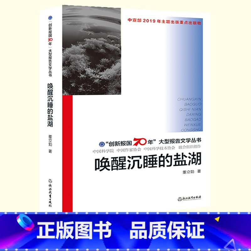 [正版]唤醒沉睡的盐湖 创新报国70年大型报告文学丛书 董立勃 盐湖科技工作者的故事 原创纪实性报告文学人文历史书籍浙高清大图