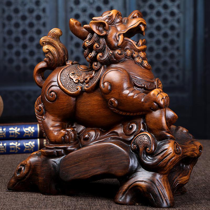 美帮汇貔貅摆件一对客厅办公室装饰品新店铺开业工艺摆设