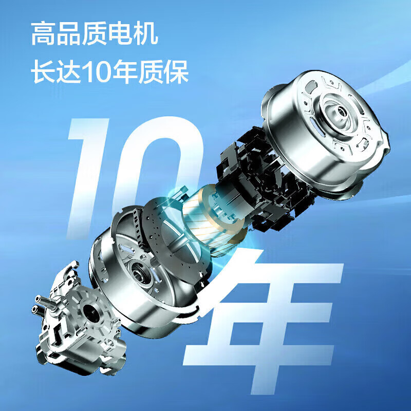 美的(Midea)三叶设计台式立式两用宿舍卧室摇头小型循环通风大风量电扇 FSA25UB高清大图
