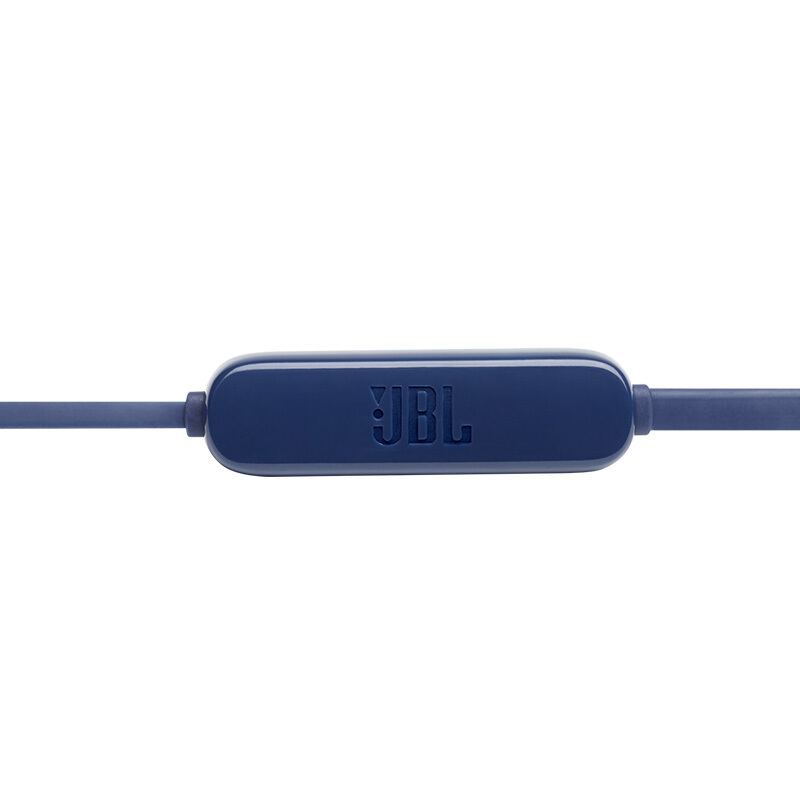 JBL T115BT蓝牙耳机无线半入耳式运动耳机耳麦通用手机音乐耳塞低音 蓝色