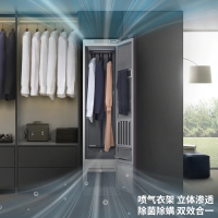 三星灵净·呵护系列DF60R8200DG/SC变频热泵式 原装进口 智能家用衣物护理机 蒸汽除菌除螨 室内除湿 耀岩黑