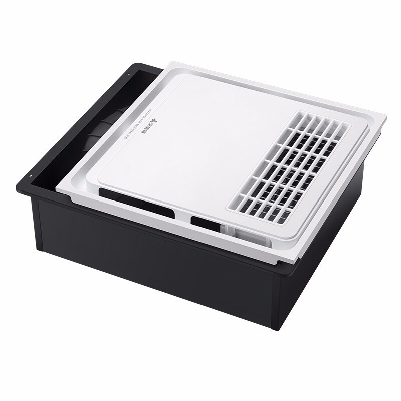 无线遥控版艾美特凉霸厨房集成吊顶冷风扇吸顶式冷风机嵌入式夏季卫生