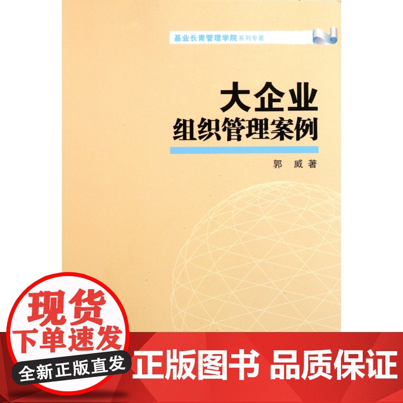 大企业组织管理案例/基业长青管理学院系列专著高清大图