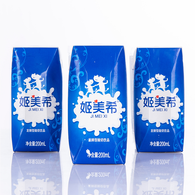 姬美希 礼盒装原味发酵型酸奶饮品 200ml*12盒