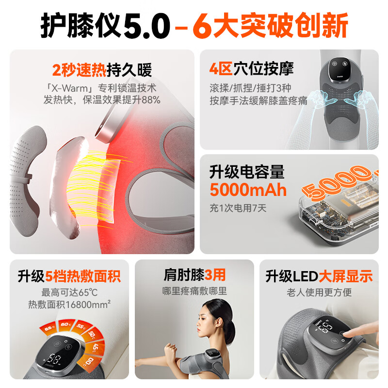 科普菲(keepfit) 智能护膝仪关节加热护膝仪 KPF-Knee13高清大图