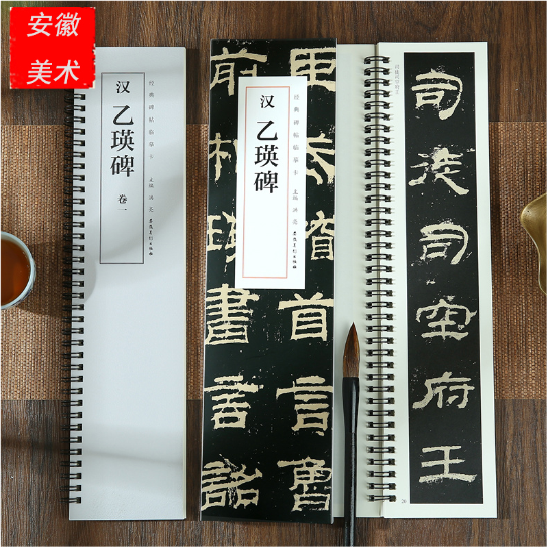正版 汉 乙瑛碑 洪亮主编 安徽美术出版社 9787539855578 书籍高清大图