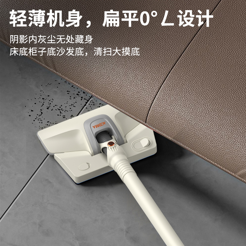 澳得迈无线吸尘器S18 家用无线手持大功率大吸力吸尘器 Type-C充电口 可加水可拖地 白色高清大图