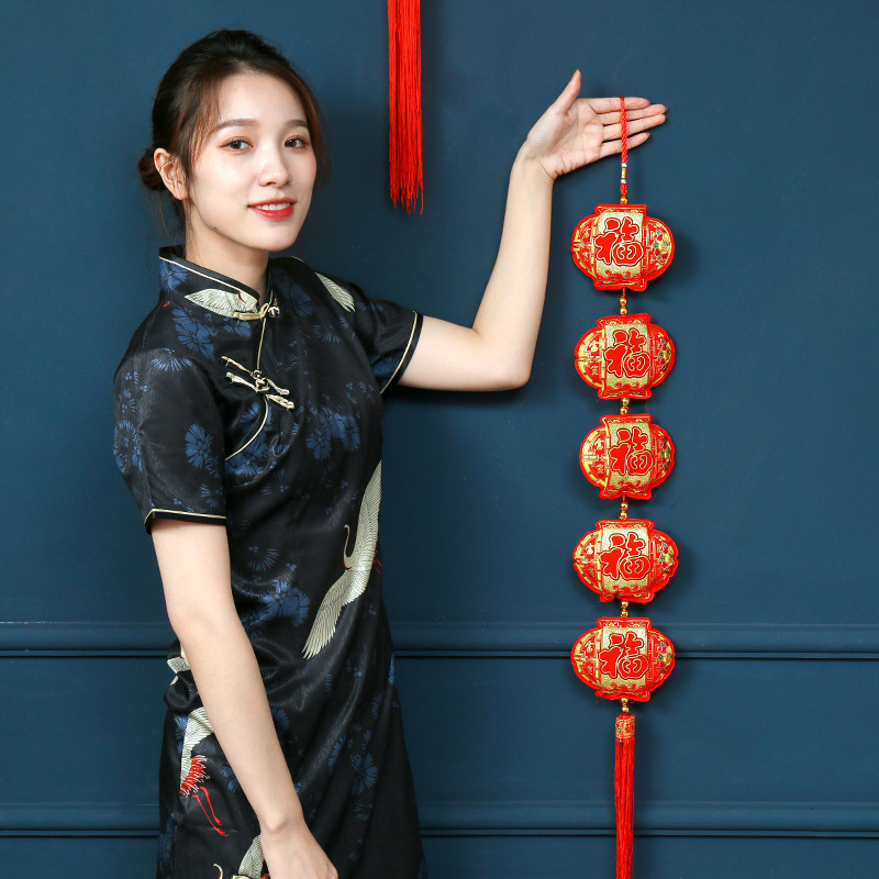 牛年春节装饰挂件 单只(五福系列)