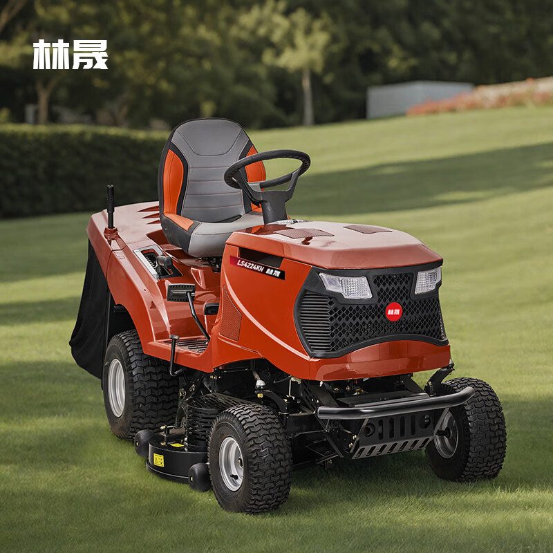 林晟坐骑式割草机汽油机草坪修剪机除草机四冲程骑乘式草坪车LS4224KH高清大图