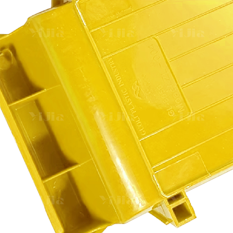 翌嘉YJ4121775 斜口组合式零件盒收纳分类货架型盒箱 黄色 8只装 730*490*1200高清大图