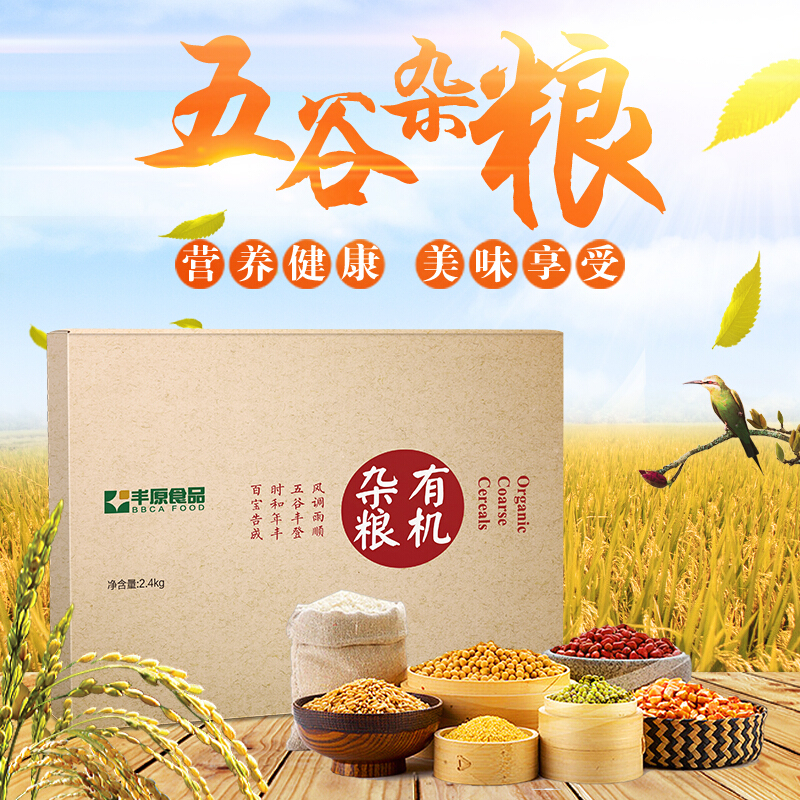 丰原食品(BBCA FOOD) 东北有机杂粮礼盒 100盒起订