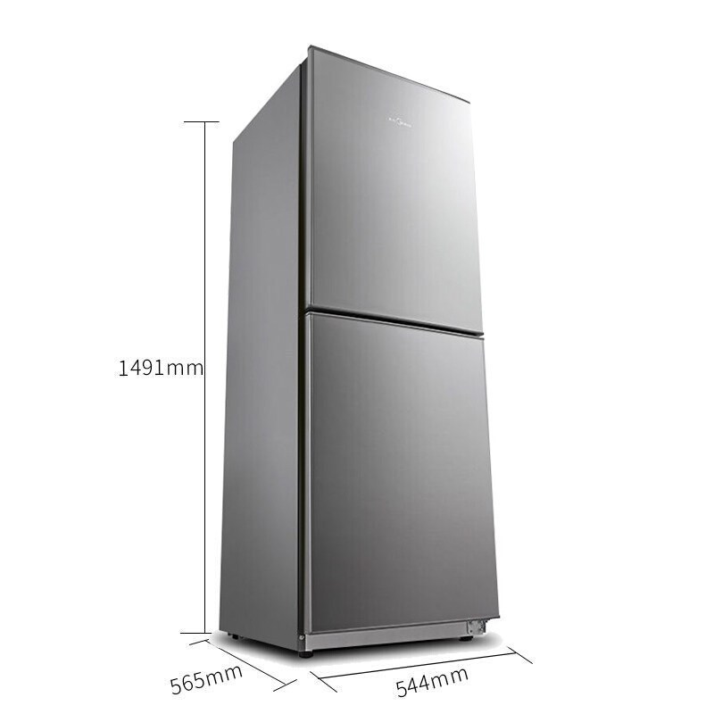 美的(Midea)BCD-176M 冰箱176升家用双门电冰箱 节能保鲜两门冷藏冷冻 星际银冰箱单台装