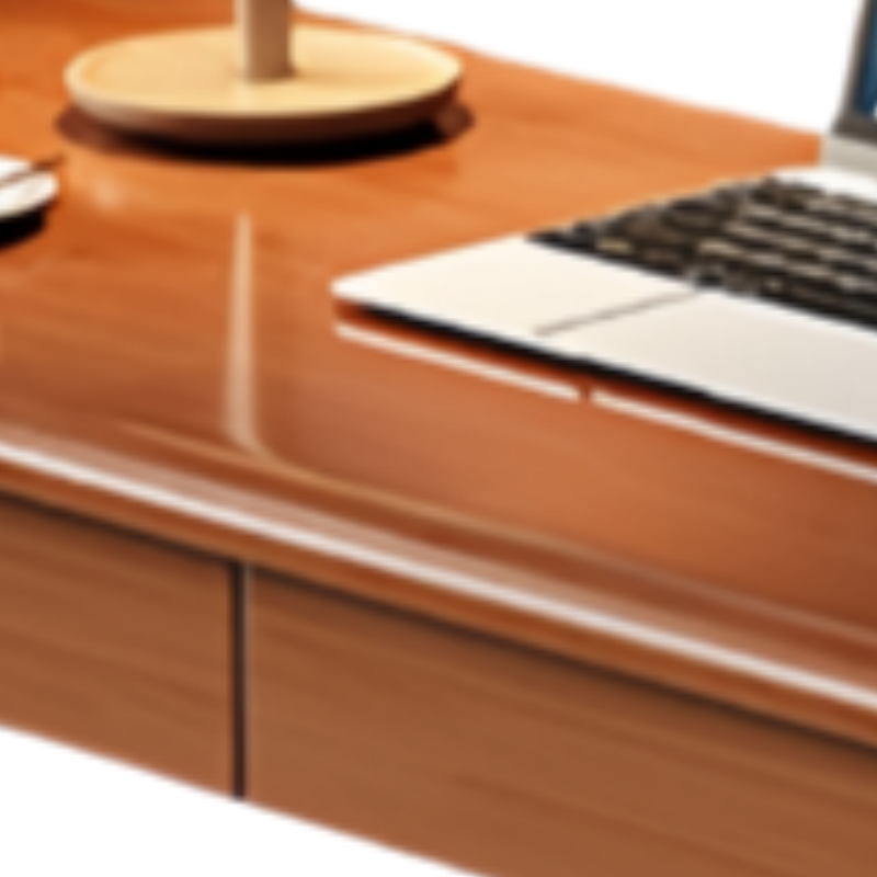 乐琪艺书桌木质张高清大图