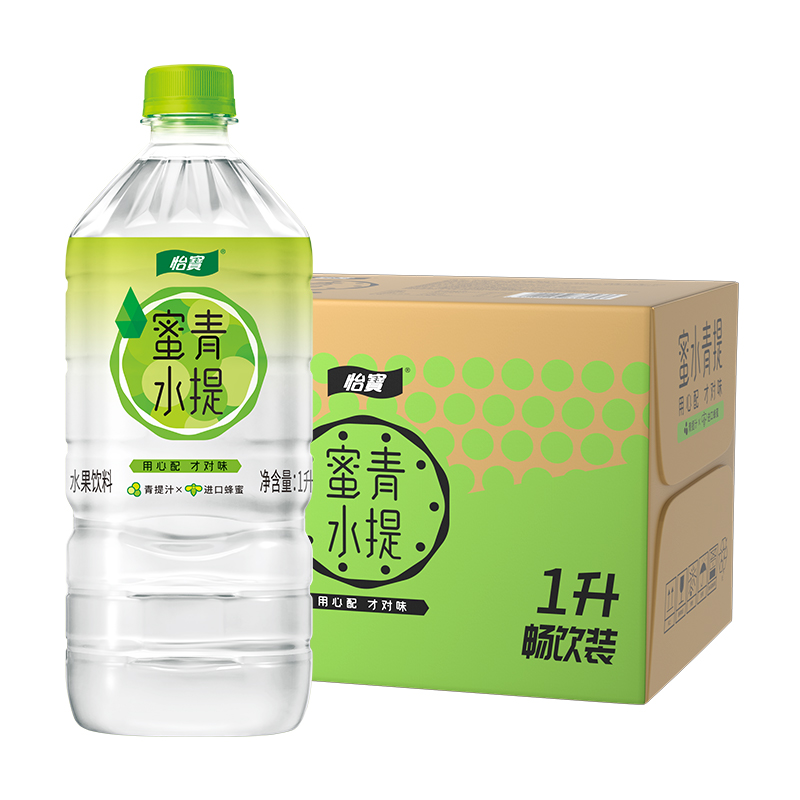 怡宝蜜水青提柠檬果味饮料混合装1000ml*6瓶畅饮装整箱进口蜂蜜清爽饮料高清大图