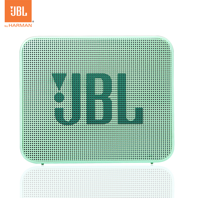 JBL GO2 音乐金砖二代 蓝牙音箱 低音炮 户外便携音响 迷你小音箱 可免提通话 薄荷绿