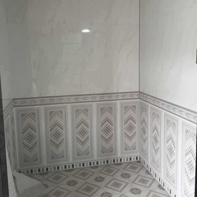 壹德壹瓷砖厂标 白色欧式墙裙砖仿墙纸客厅餐厅卧室墙砖卫生间墙面砖