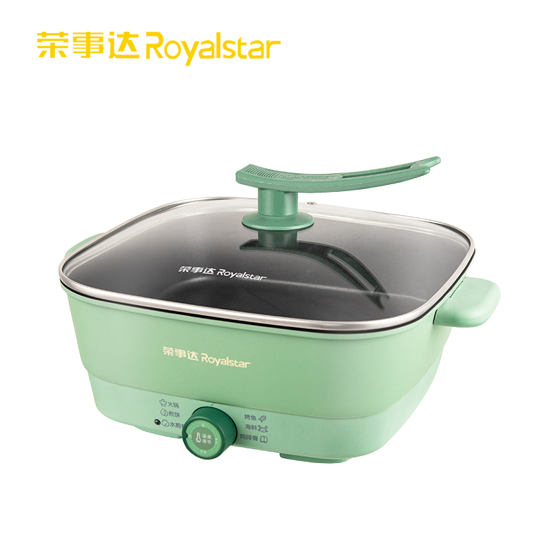 荣事达(Royalstar) HG36D 电火锅多功能料理烧烤锅 家用电炒锅电煮锅电热锅 Jh高清大图