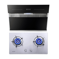 欧尼尔668JA12油烟机抽油烟机灶具套装 脱排烟机灶具套装套餐 侧吸式吸油烟机燃气灶煤气灶炉具厨卫厨电灶具管道人工煤气