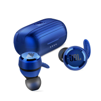 JBL T280 TWS真无线蓝牙耳机运动跑步迷你入耳挂耳式防水耳机5.0 蓝色