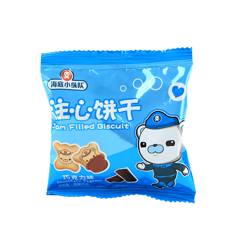 海底小纵队OCTONAUTS巧克力味注心饼干120克 盒装