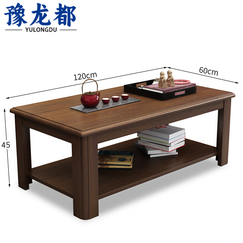 豫龙都茶几木质张