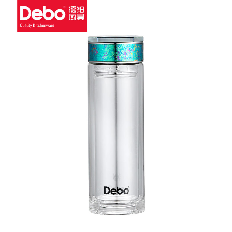 德铂(Debo) DEP-DS408 金斯利温显玻璃钛杯 320ml(单位:个)请备注颜色
