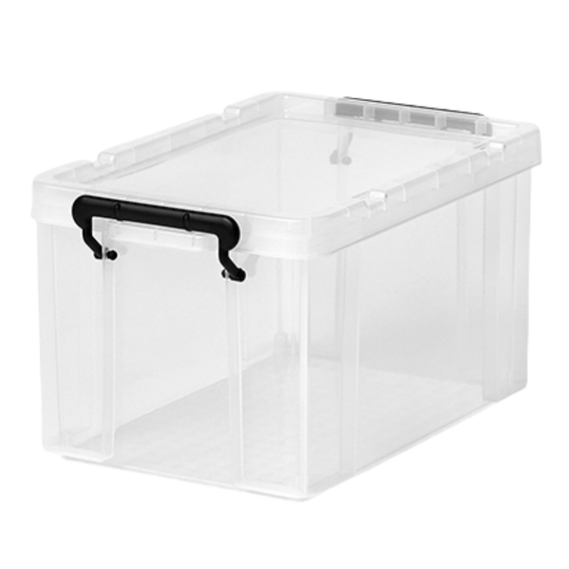 智叶舟塑料收纳盒中号44*30*24.3cm个高清大图