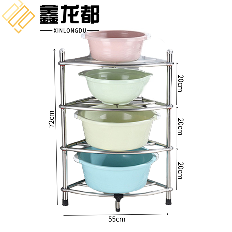 鑫龙都 脸盆架四层 个
