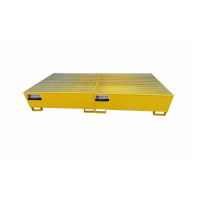 众御 ZOYET 201130 钢制承重型盛漏托盘 全镀锌 4×200L 240×80×25cm