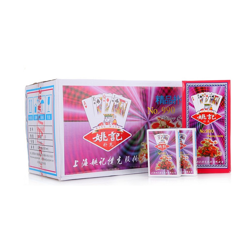 990扑克牌1条10副 整箱100副 10条一件 休闲娱乐