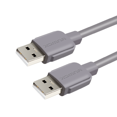 摩肯usb30公对公双公头两头移动硬板笔记本台式主机数据延长线usb20双