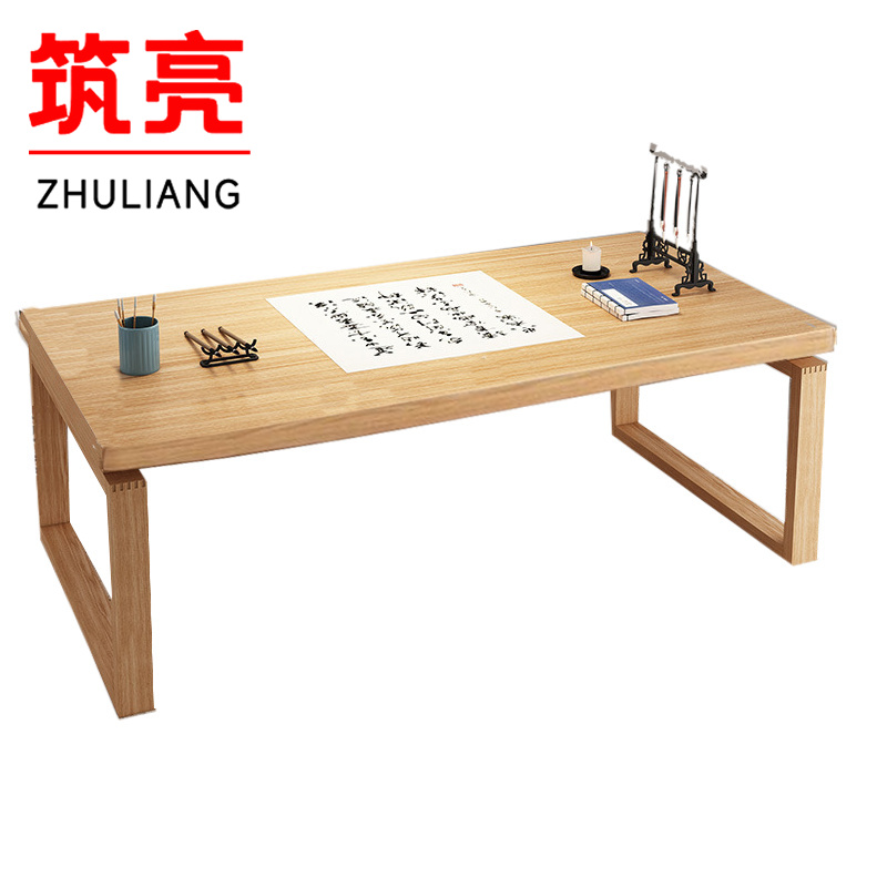 筑亮 书法桌 160cm原木色 张高清大图