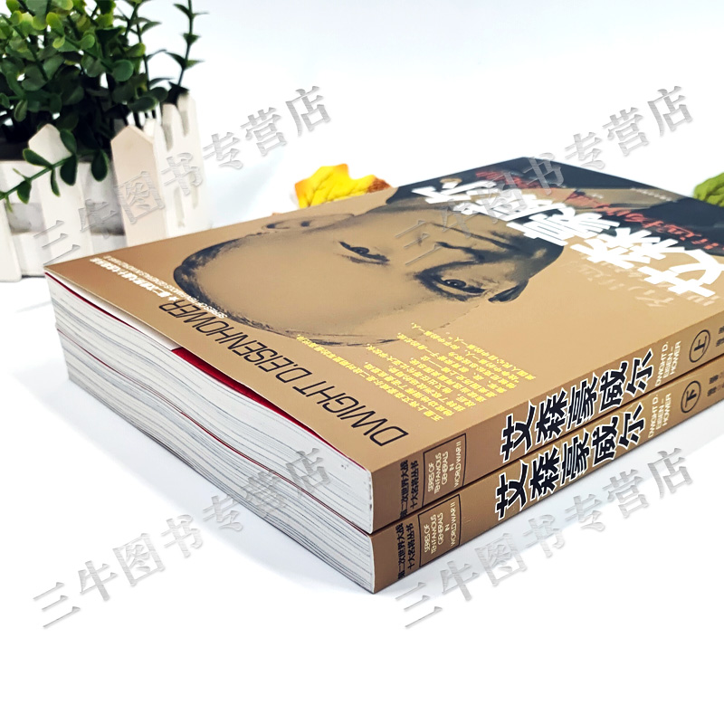 [醉染正版]艾森豪威尔传风云人物传记自传全套2册 第二次世界大战十大名将丛书 二战书籍正版 世界军事经典战役大全历史类书高清大图