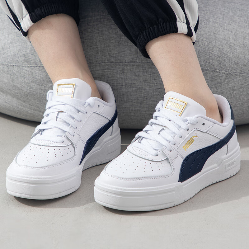 彪马(PUMA)板鞋男女时尚厚底增高休闲鞋舒适透气小白鞋耐磨运动鞋 380190-44