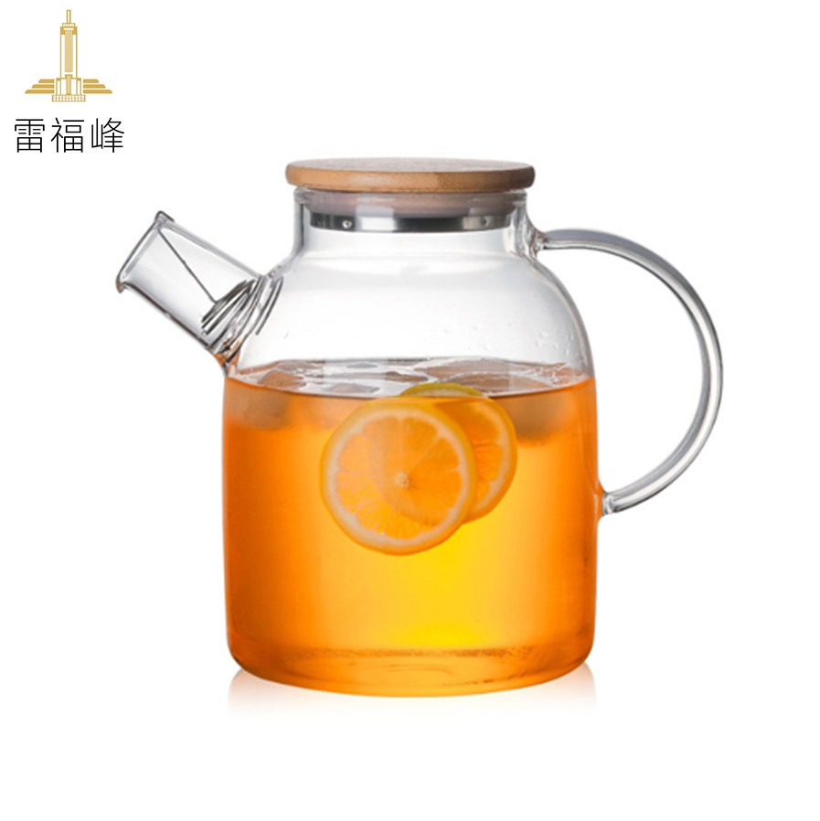 雷福峰 高硼硅玻璃泡茶壶1800ml/个