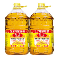 鲁花 5S物理压榨 花生油 5.7L*2